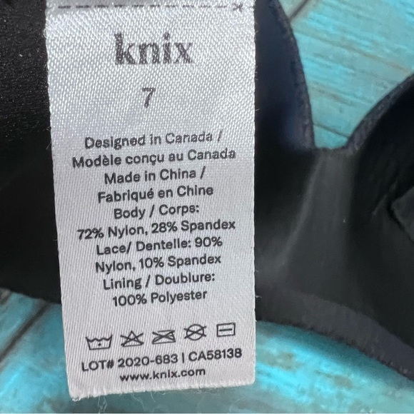 Knix Lace Wingwomen Contour Bra Black Size 7 36E, 36F, 38E, and 38F - Picture 8 of 9